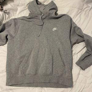 GREY MENS MEDIUM NIKE HOODIE